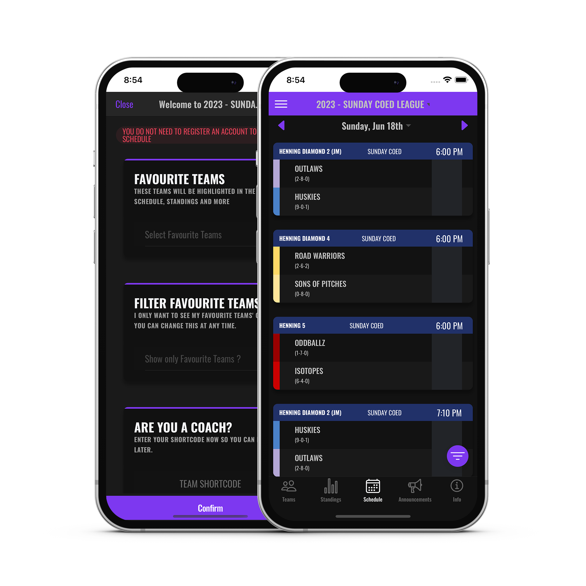 Slo Pitch Central Platform Preview